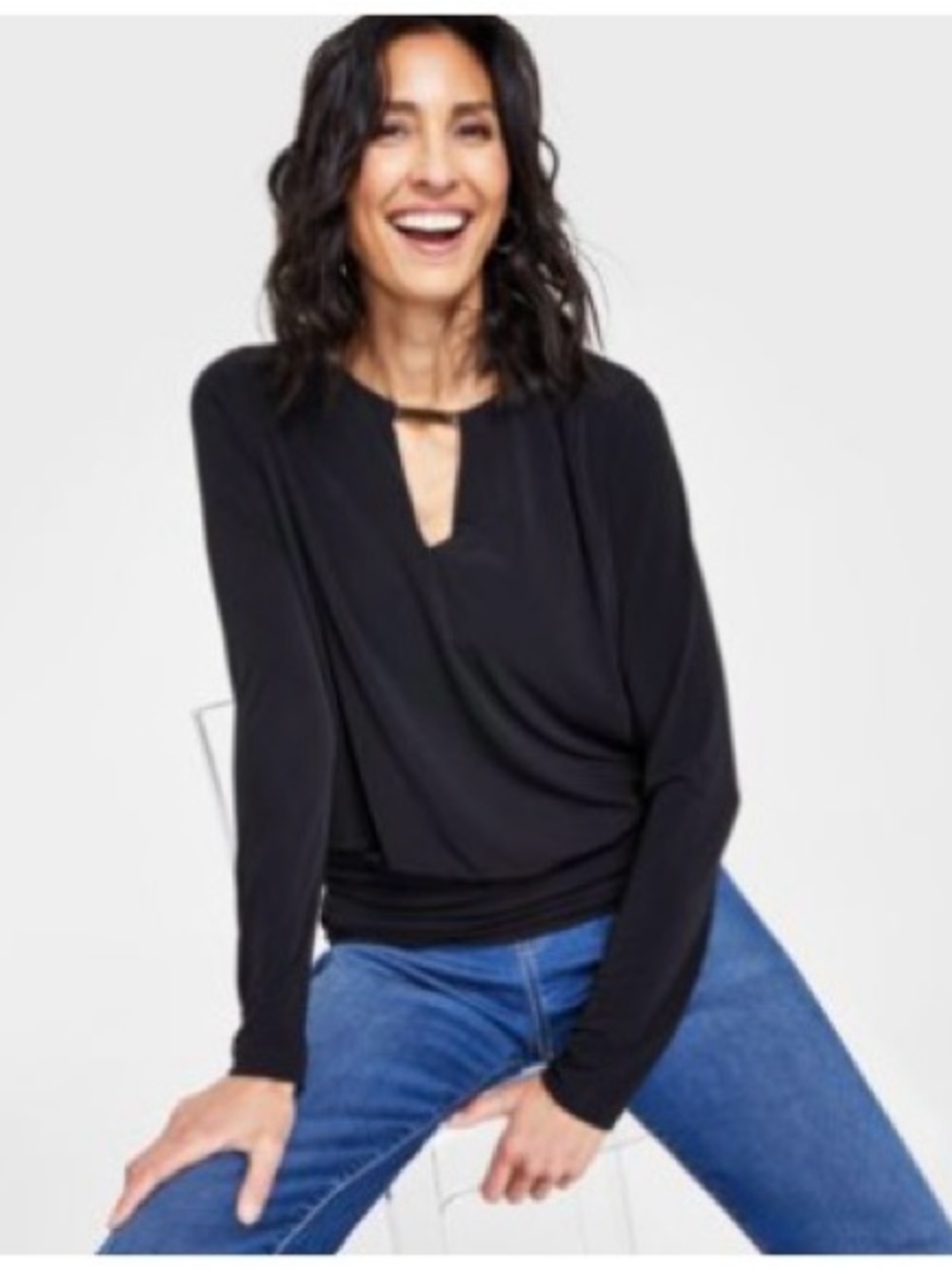 INC International Concepts Hardware Keyhole Top